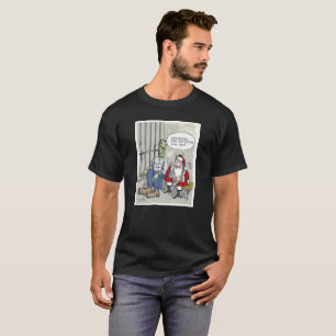 Camiseta preta Santa Na Prisão