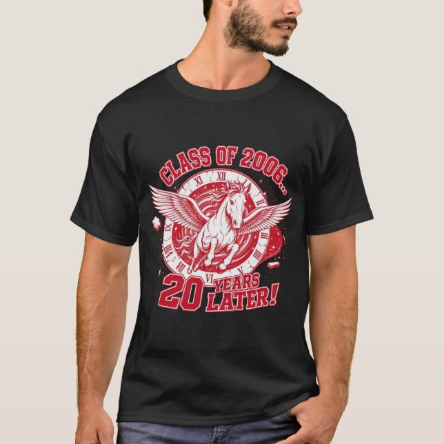 Camiseta Preta SOA Fighting Pegasus (Frente)