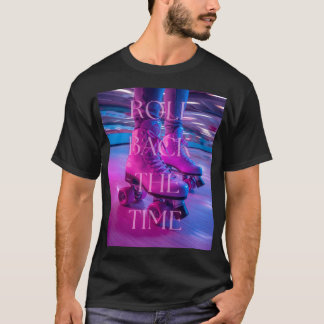 Camiseta Preta Unisex Retro Rolls 90s Streetwear
