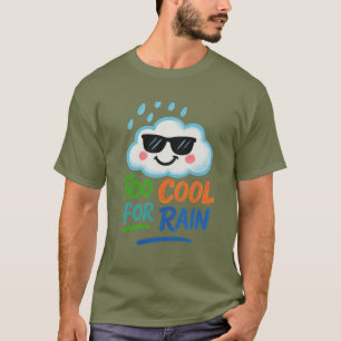 Camiseta Preta Unissex Gráfica Nuvem Divertida