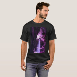 Camiseta preta Violet Waterfall men