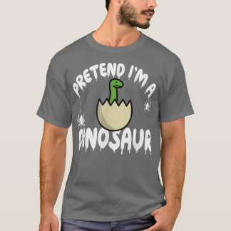Camiseta Pretend I'm A Dino Dinosaur Spooky Cute Simple Qui