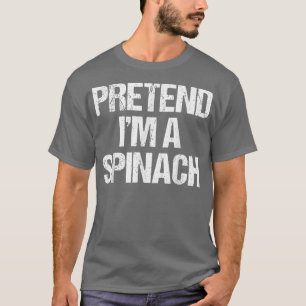 Camiseta Pretend I'm a Spinach Costume Funny Lazy Halloween