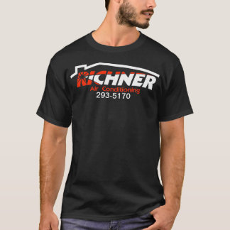 Camiseta Preto 1 do t-shirt do ar de Richner