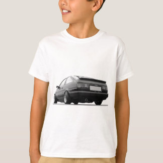 Camiseta Preto AE86 & branco