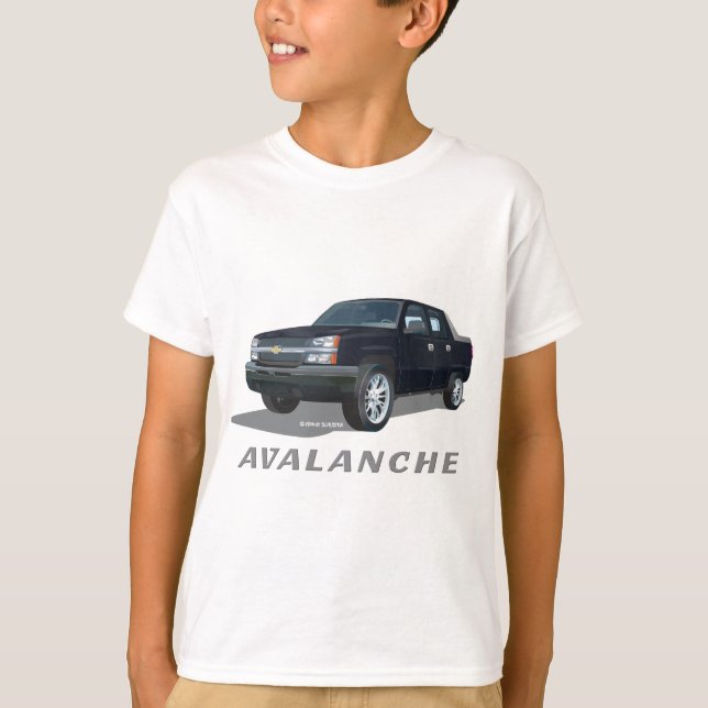 Camiseta Preto Avalanche (Frente)