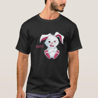 Camiseta Preto básico do T das mulheres de "Harumph"