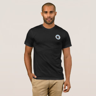Camiseta Preto básico do t-shirt dos homens dos marismas d