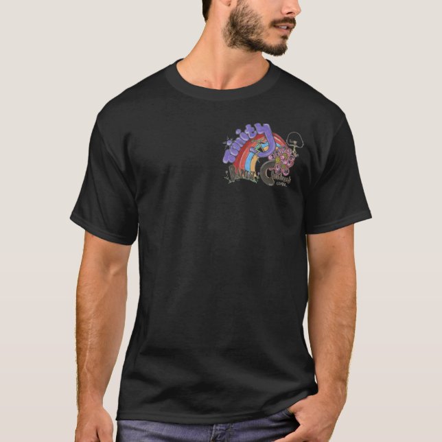 Camiseta Preto clássico (Frente)