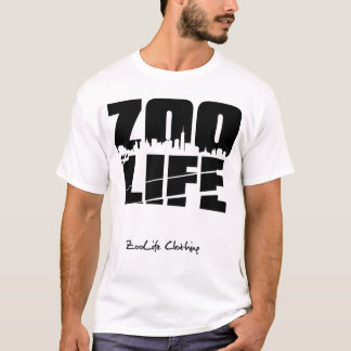 Camiseta Preto da arquitectura da cidade de ZooLife
