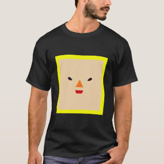 Camiseta Preto da cara do príncipe de Katamari