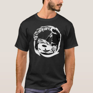 Camiseta Preto da cultura do DJ
