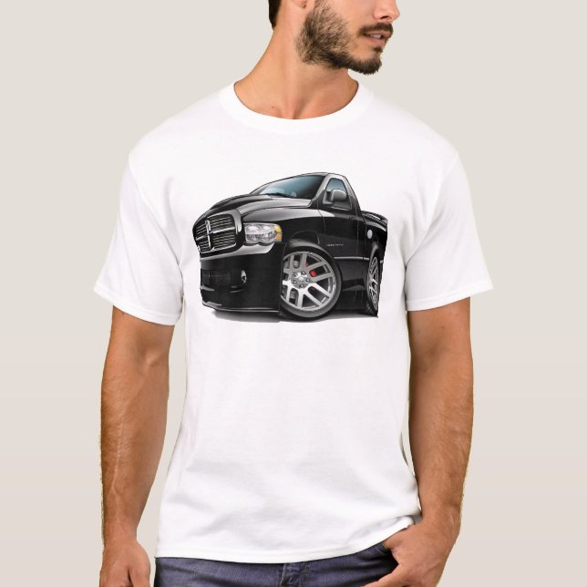 Camiseta Preto da ram de Dodge SRT10 (Frente)