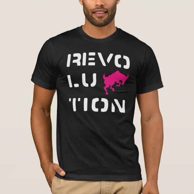 Camiseta Preto da REVOLTA (Frente)
