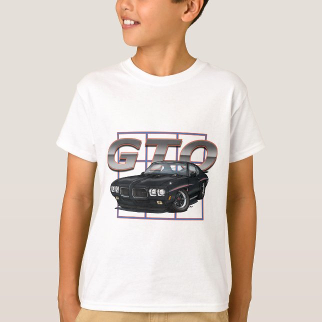Camiseta Preto de 1970 GTO (Frente)