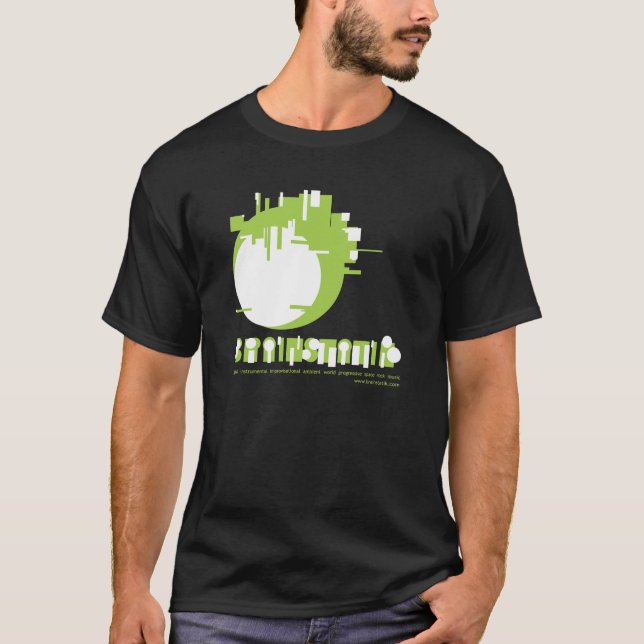 Camiseta Preto de Brainstatik T-shirt_ (Frente)