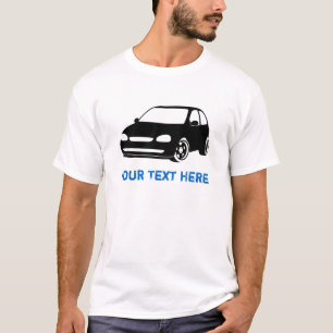 Camiseta Preto de Corsa + seu texto