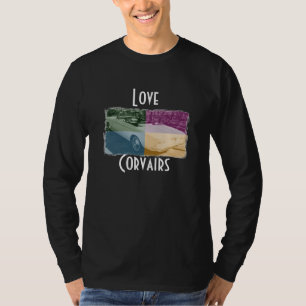 Camiseta Preto de Corvairs do amor