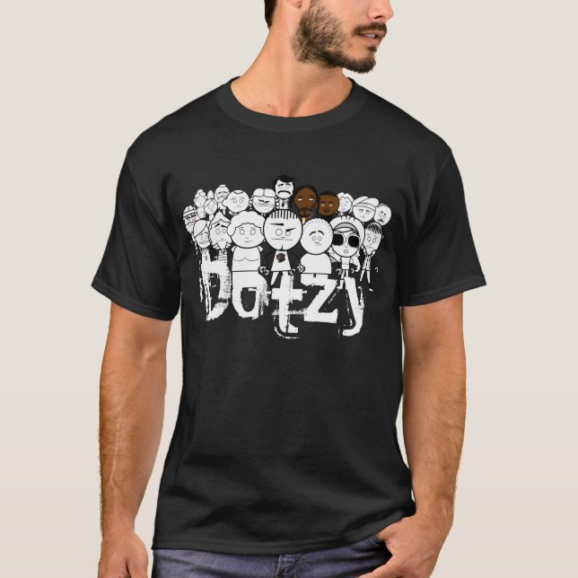 Camiseta Preto de Dotzy (Frente)