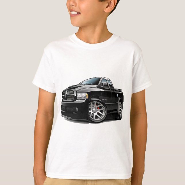 Camiseta Preto de Dualcab da ram de Dodge SRT10 (Frente)