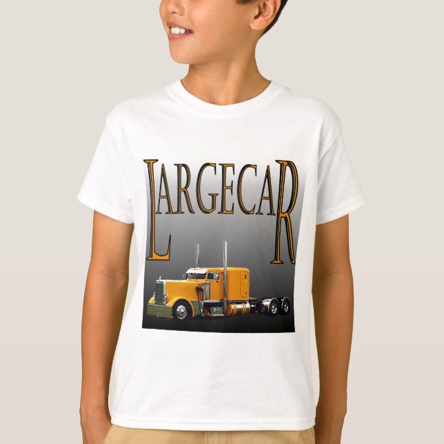Camiseta Preto de Largecar (Frente)