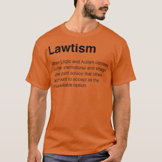 Camiseta Preto de Lawtism