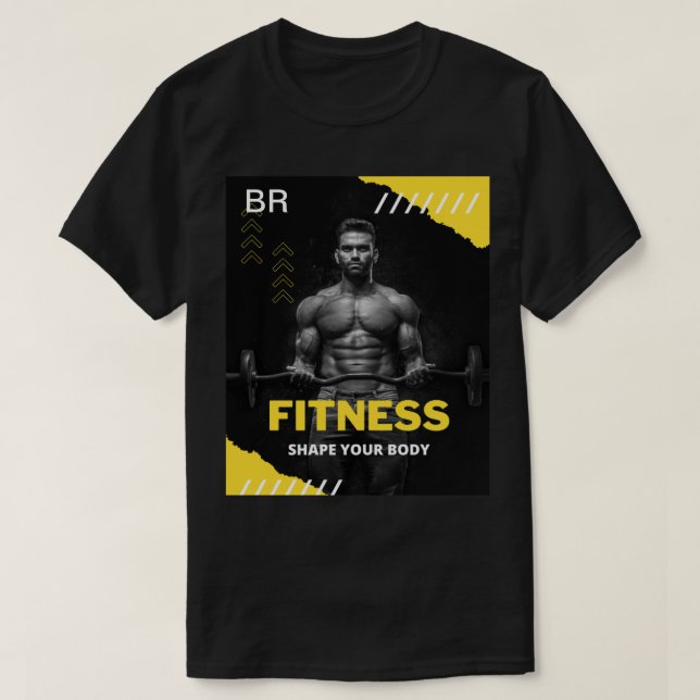 Camiseta Preto de vapor (Frente do Design)