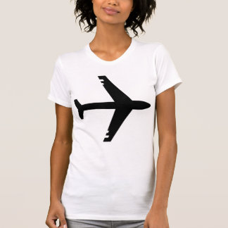 Camiseta Preto do avião