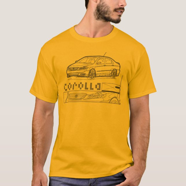 Camiseta Preto do Corolla (Frente)