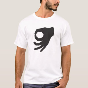 Camiseta Preto do jogo do círculo