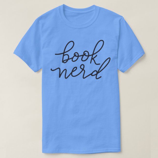 Camiseta Preto do Nerd de Livro (Frente do Design)