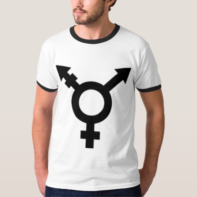 Camiseta preto do símbolo do tg (Frente)