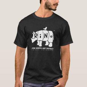 Camiseta PRETO do t-shirt de RiNo