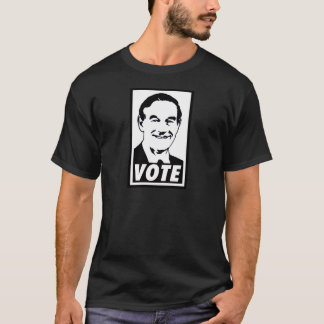 Camiseta Preto do voto 2012 de Ron Paul