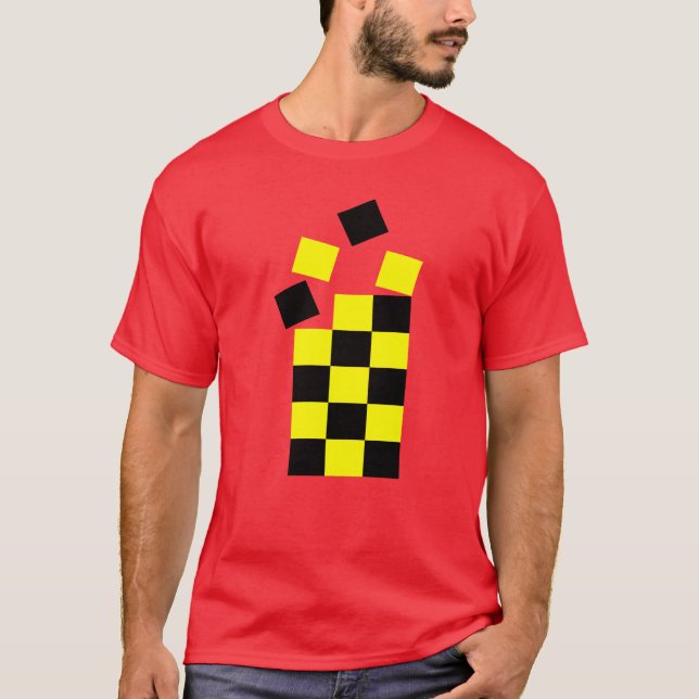 Camiseta Preto e amarelo (Frente)
