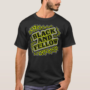 Camiseta Preto e amarelo -- T-shirt
