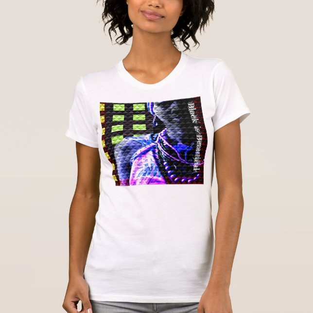 Camiseta Preto é Bonito (Frente)