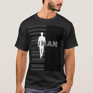 Camiseta preto e branco