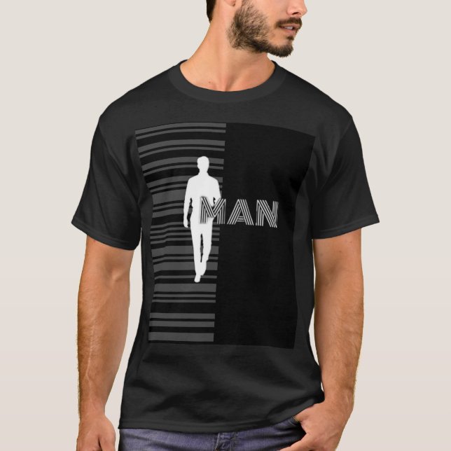 Camiseta preto e branco (Frente)