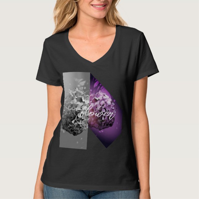 Camiseta preto e branco (Frente)