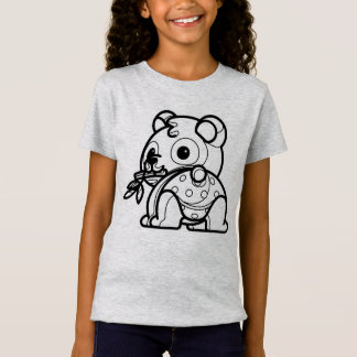Camiseta PRETO E BRANCO #35 - Bebê panda