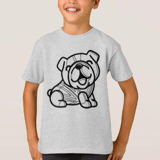 Camiseta PRETO E BRANCO #43 - Bulldog Britânico