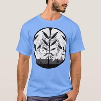 Camiseta Preto e branco de aquário