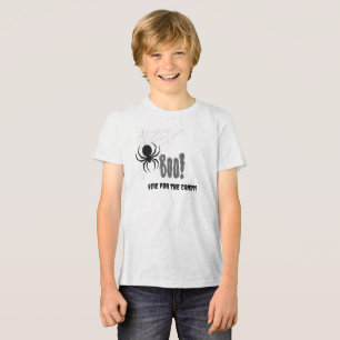 Camiseta Preto e Branco Here For The Candy 