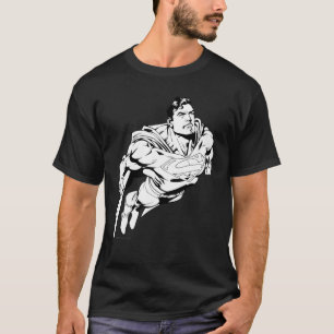 Camiseta Preto e Branco Superman 1
