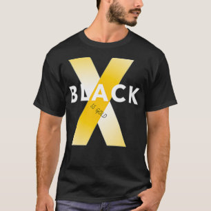 Camiseta Preto é Dourado
