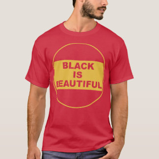 Camiseta Preto é Gráfico do Bela Orgulho Negro