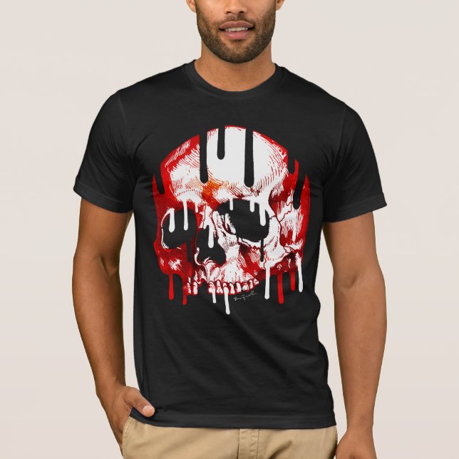 Camiseta Preto e vermelho (Frente)