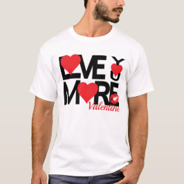 Camiseta Preto e Vermelho te amam mais