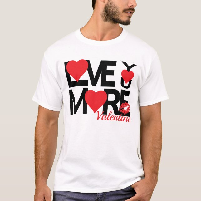 Camiseta Preto e Vermelho te amam mais (Frente)